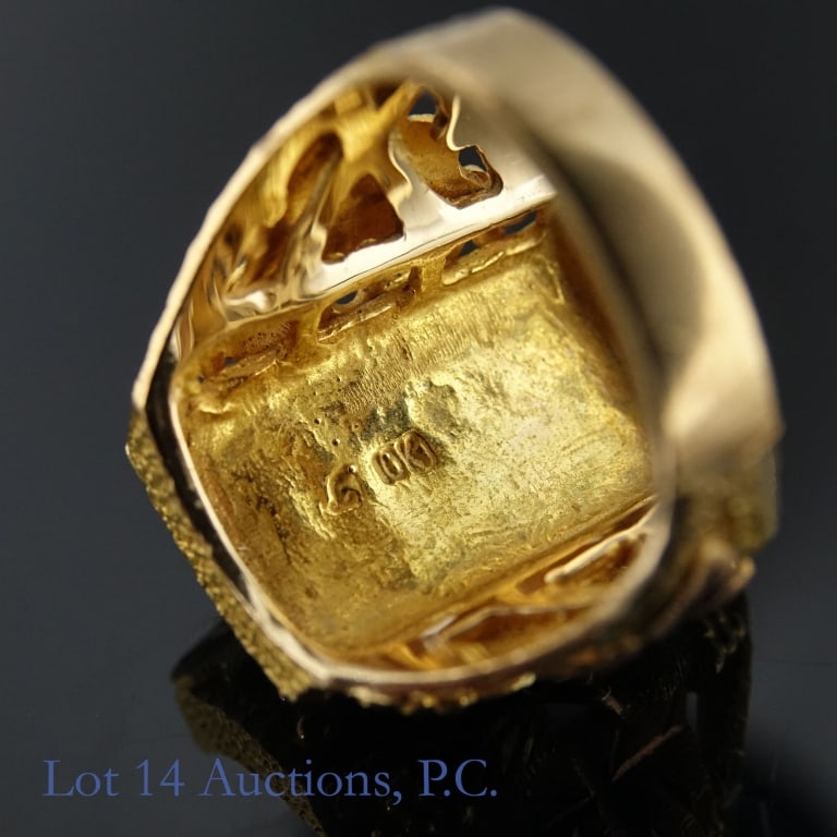10K Tricolor Gold Ring - 5