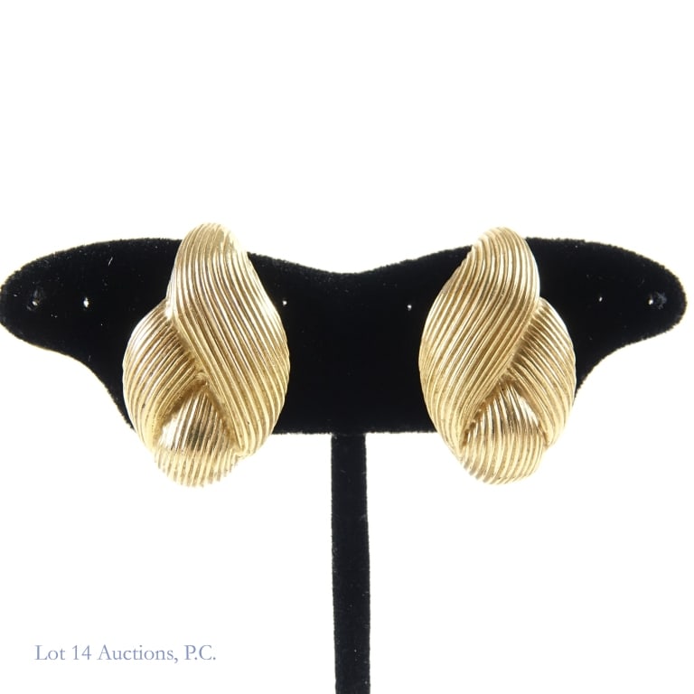 14k Yellow Gold Clip-On Earrings (1 of 4)