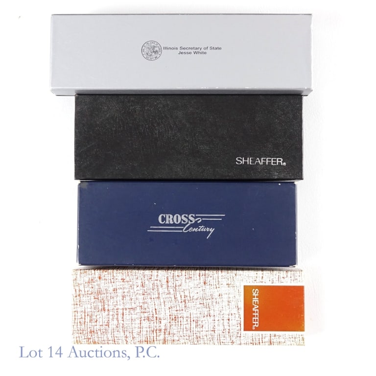 Sheaffer Cross Vintage Ballpoint Pens In Boxes (4) (1 of 6)