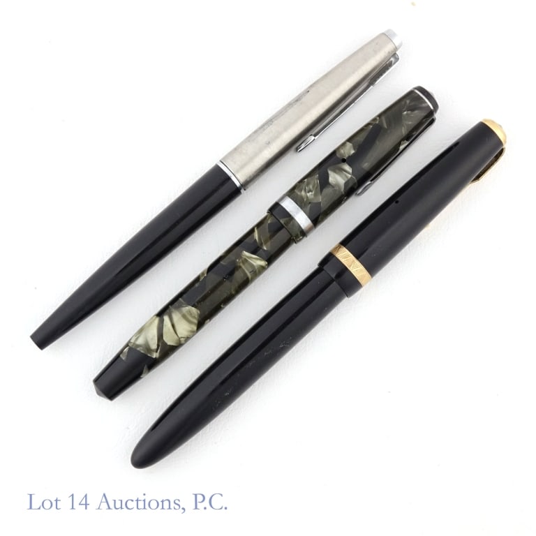 Parker Duofold, Challenger & 45 Fountain Pens (1 of 5)
