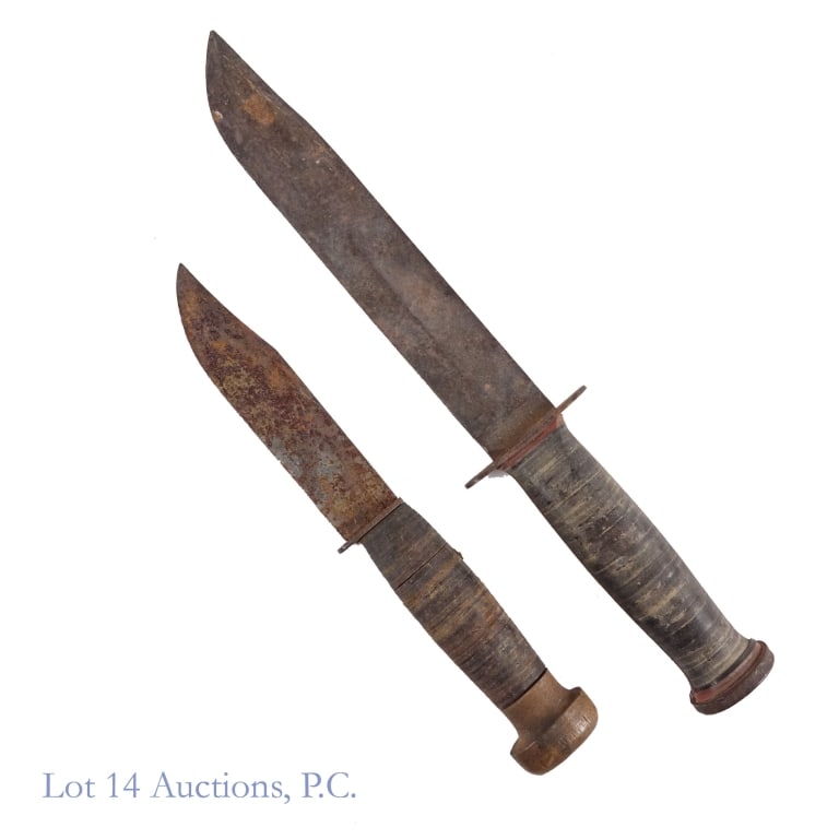 WWII US Western Combat & Navy Utility Knives (2) (1 of 6)