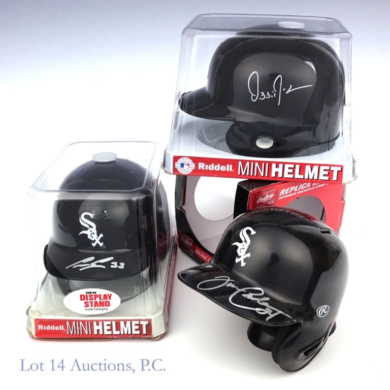 White Sox Mini Helmets Signed Crede Guillen (3) (1 of 5)