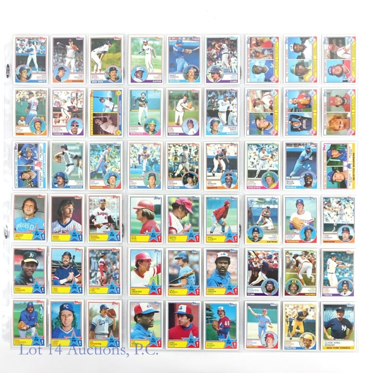 1983 Topps Baseball Cards (Complete Set) - 2