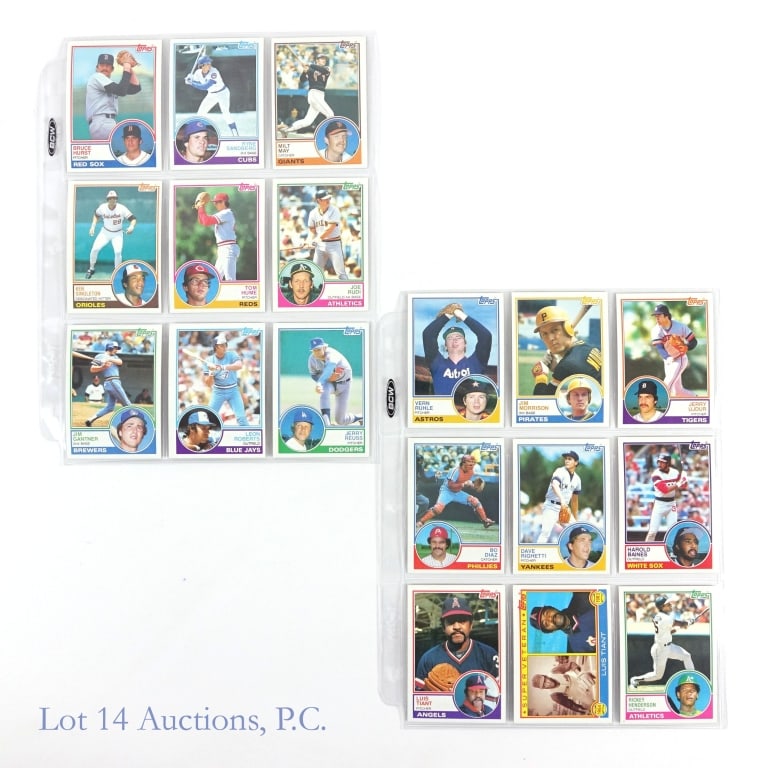 1983 Topps Baseball Cards (Complete Set) - 4