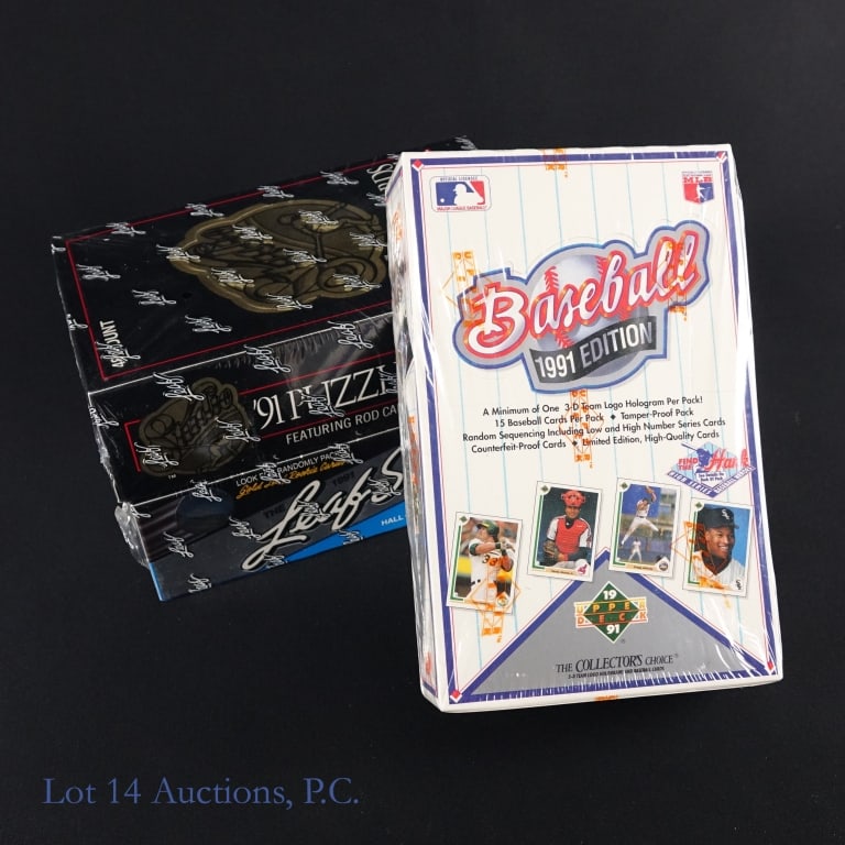 Factory Sealed 1991 Baseball Card Boxes (3) (1 of 5)