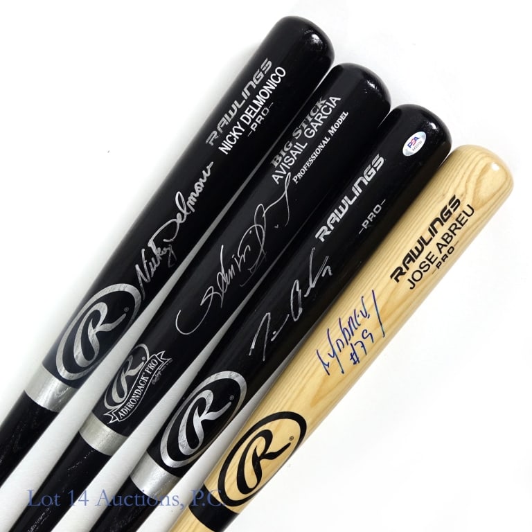 Assorted Signed Baseball Bats With COA's (4) - 2