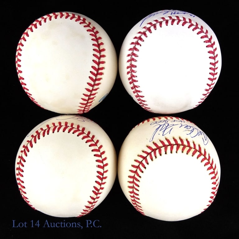 8 Baseballs Signed By HOF Members - 7