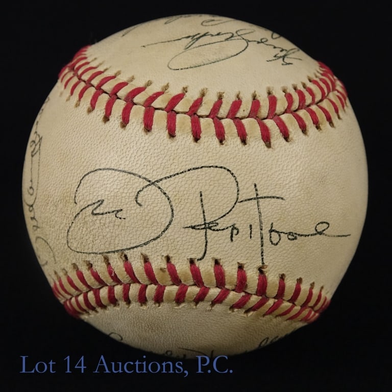 Cubs Old Timers Signed Baseball (1 of 6)