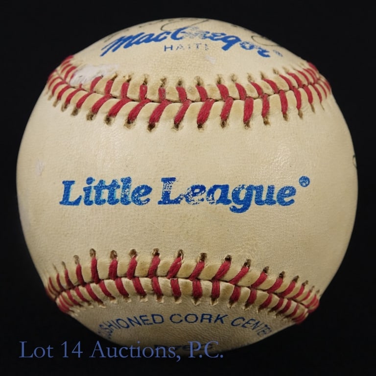 Cubs Old Timers Signed Baseball - 6