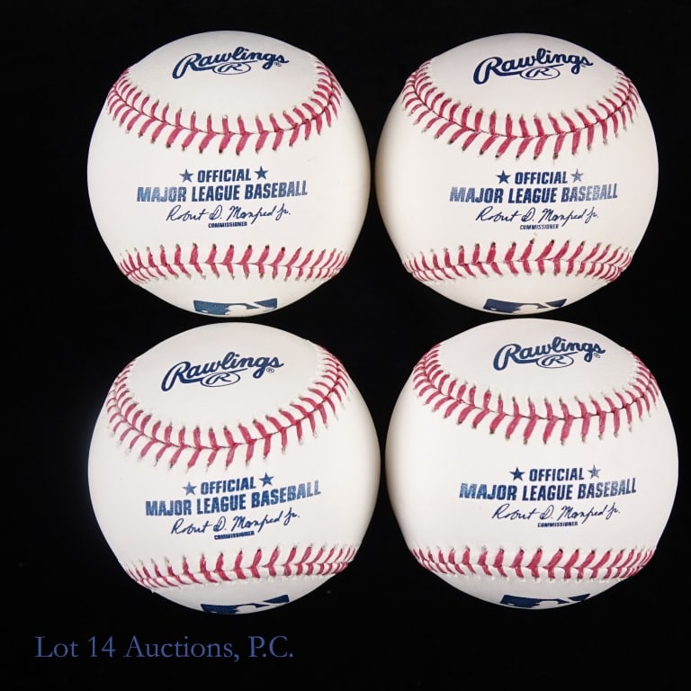 10 Baseballs Signed By Unknown Players - 3