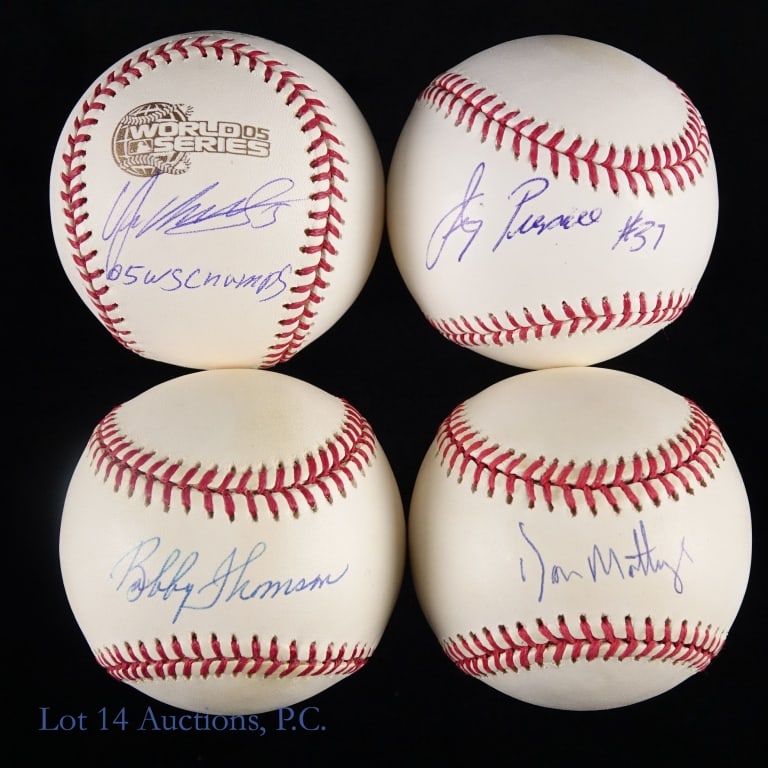 10 Assorted Signed Baseballs - 4