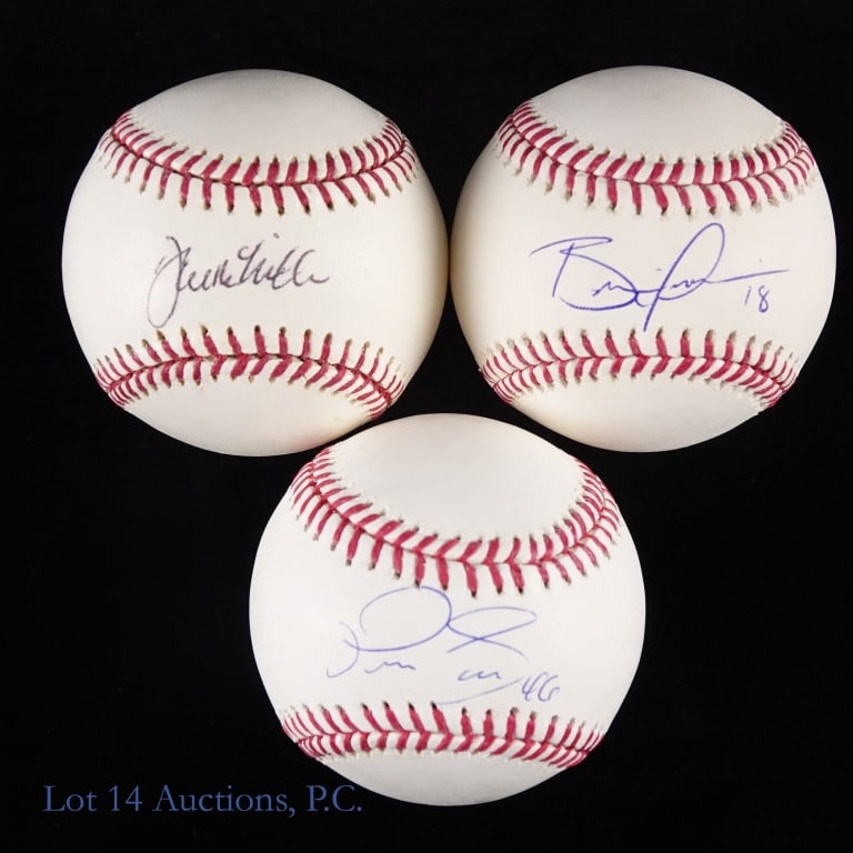 6 Baseballs Signed By Unknown Players - 2