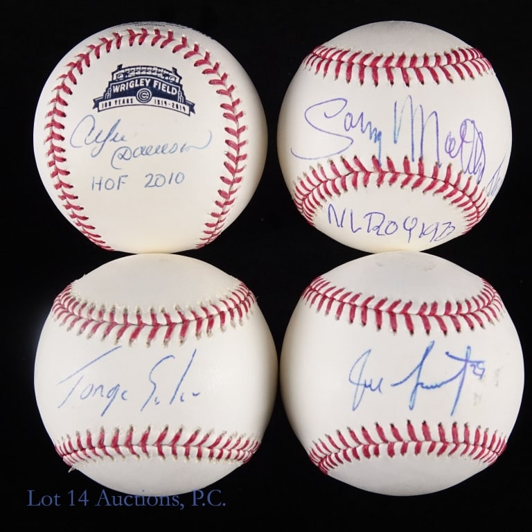 Chicago Cubs Signed Baseballs (14) - 2