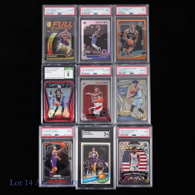 Graded NBA Basketball Cards (9) (1 of 3)