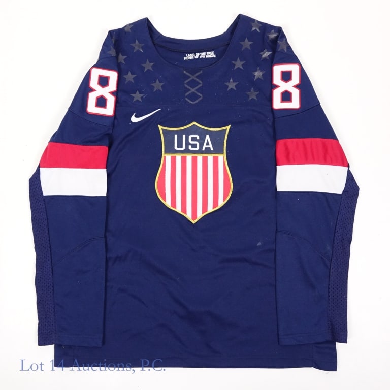 Patrick Kane Team USA Hockey Jersey, XL (1 of 4)