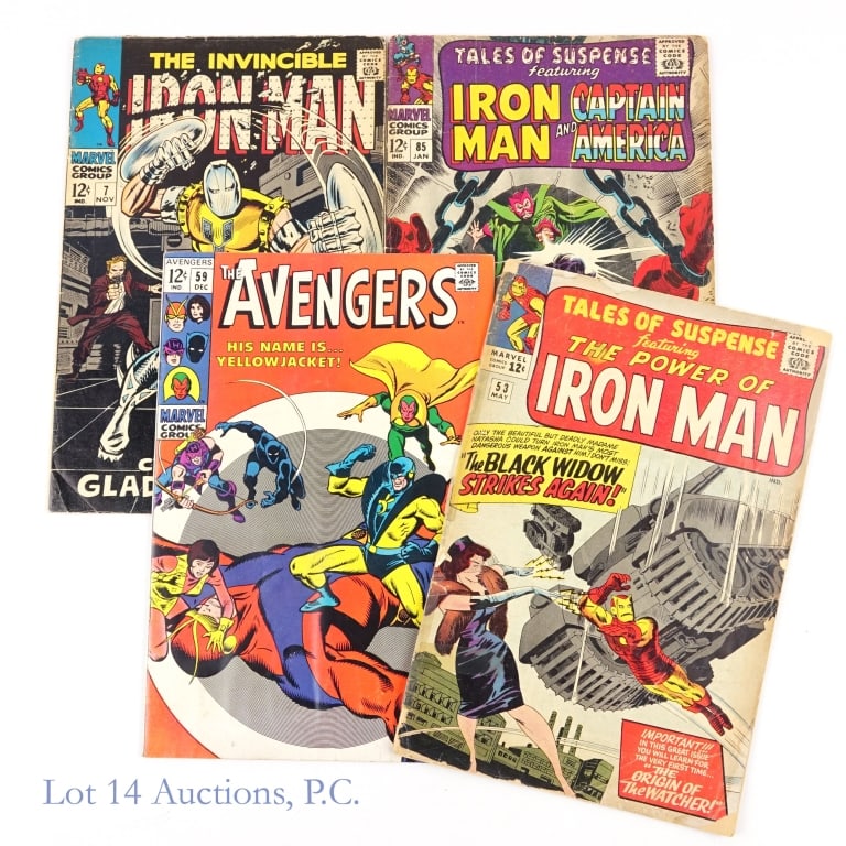 12 c. Key Marvel Comics (4) (1 of 7)