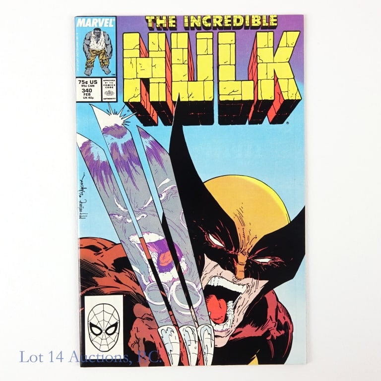 Incredible Hulk #340, Key Issue, MARVEL (1 of 4)