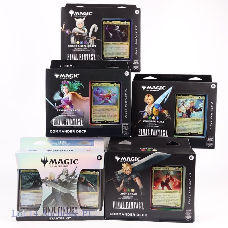 Magic The Gathering Final Fantasy, 4 Cmdr, Strtr (1 of 6)