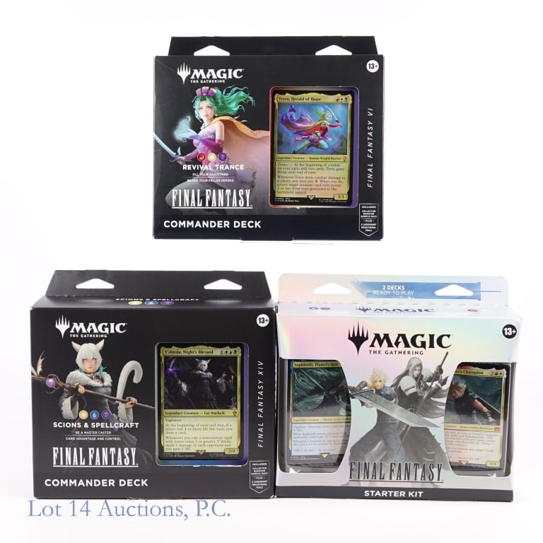 Magic The Gathering Final Fantasy, 4 Cmdr, Strtr - 4