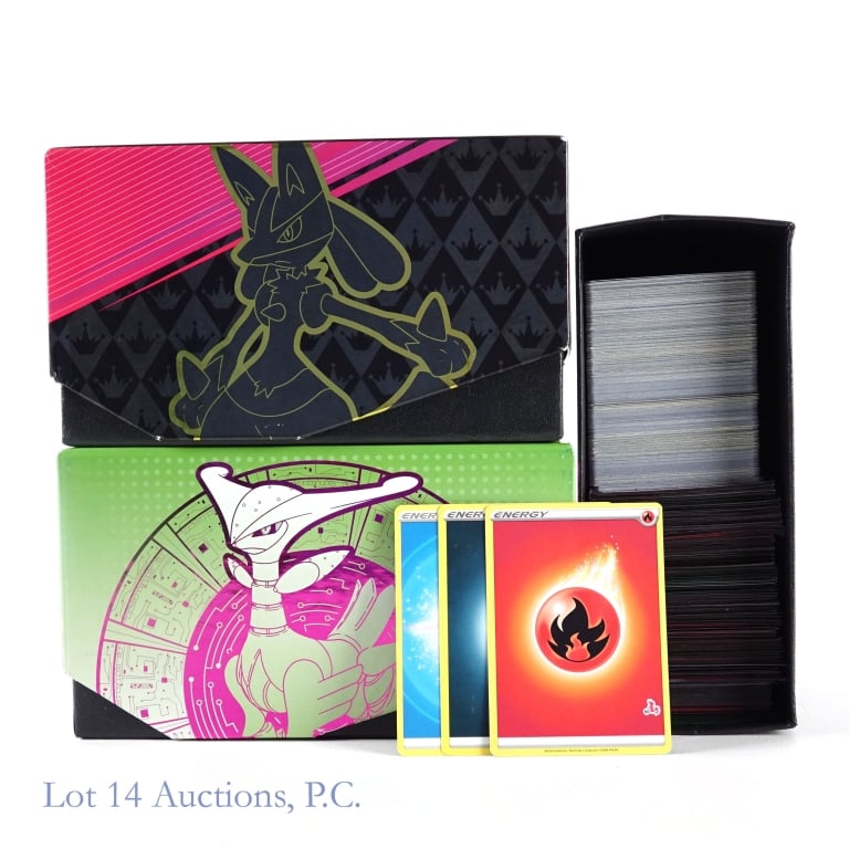 Pokemon Cards & Sleeves (+1000): Pokemon Cards & Sleeves (+1000). Collection of over 1000 Pokemon cards as well as multiple specialty sleeves. Items appear well maintained and in above average condition for circulated cards. See