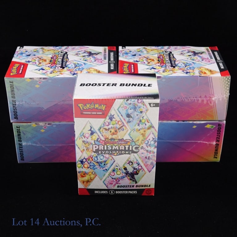 NIB Pokemon S&V Prismatic Evo. Booster Bundles (5) (1 of 3)