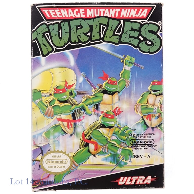 NES Teenage Mutant Ninja Turtles w/ Box (1 of 4)
