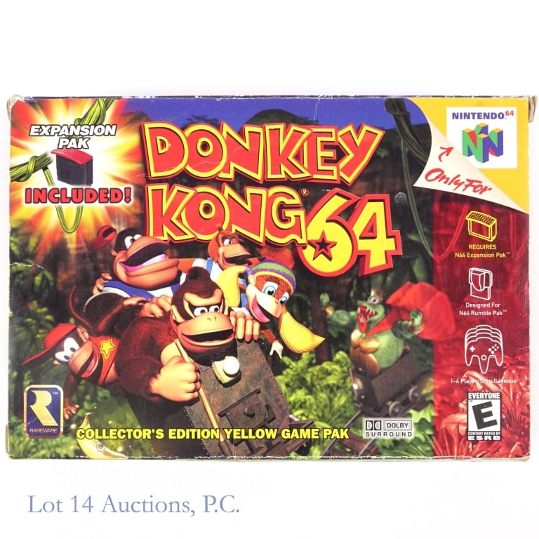 N64 Donkey Kong 64 Game CIB (1 of 5)
