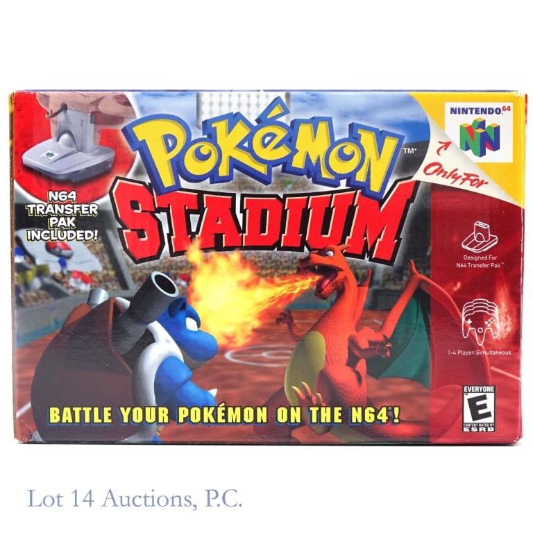 N64 Pokemon Stadium Game CIB: Nintendo 64 Pokemon Stadium game. Complete in box, see photos for condition and details.