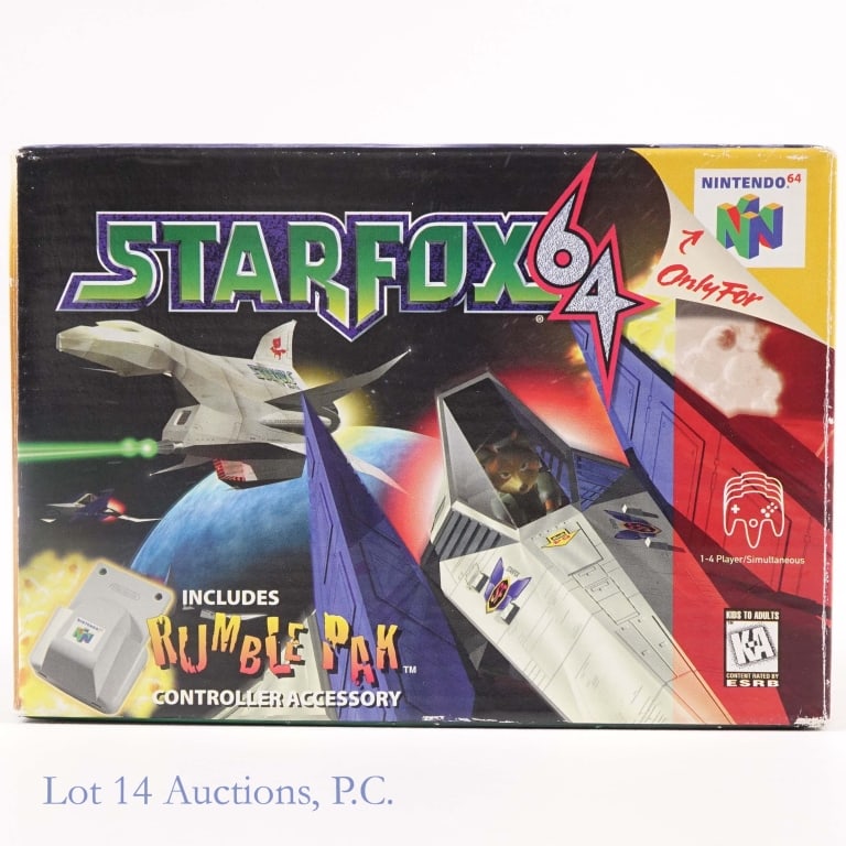 N64 Starfox 64 Game: Nintendo 64 Starfox 64 game. Includes box and accessories but no manual. See photos for condition and details.