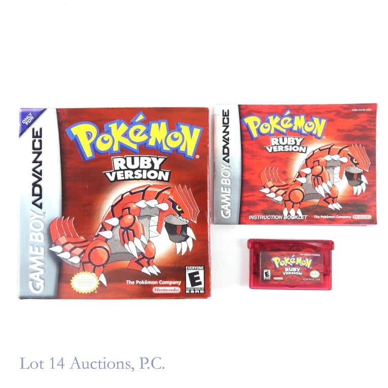 Game Boy Advance Pokemon Ruby Version CIB - 3