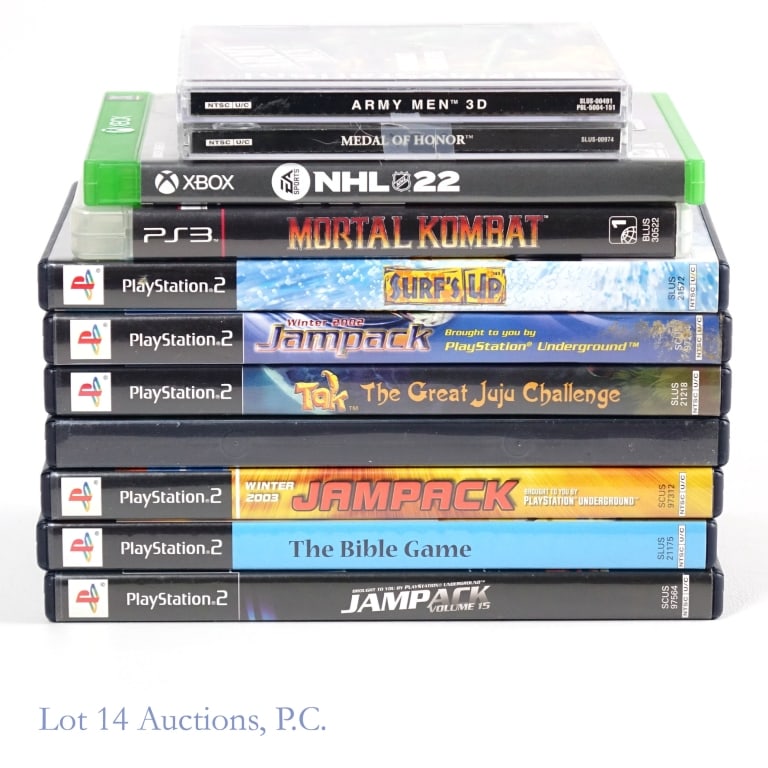 PlayStation 1, 2 & 3 Games In Cases (1 of 4)