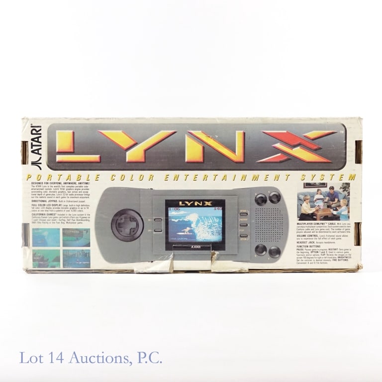 Atari Lynx Console CIB With Games (4) T+W - 7