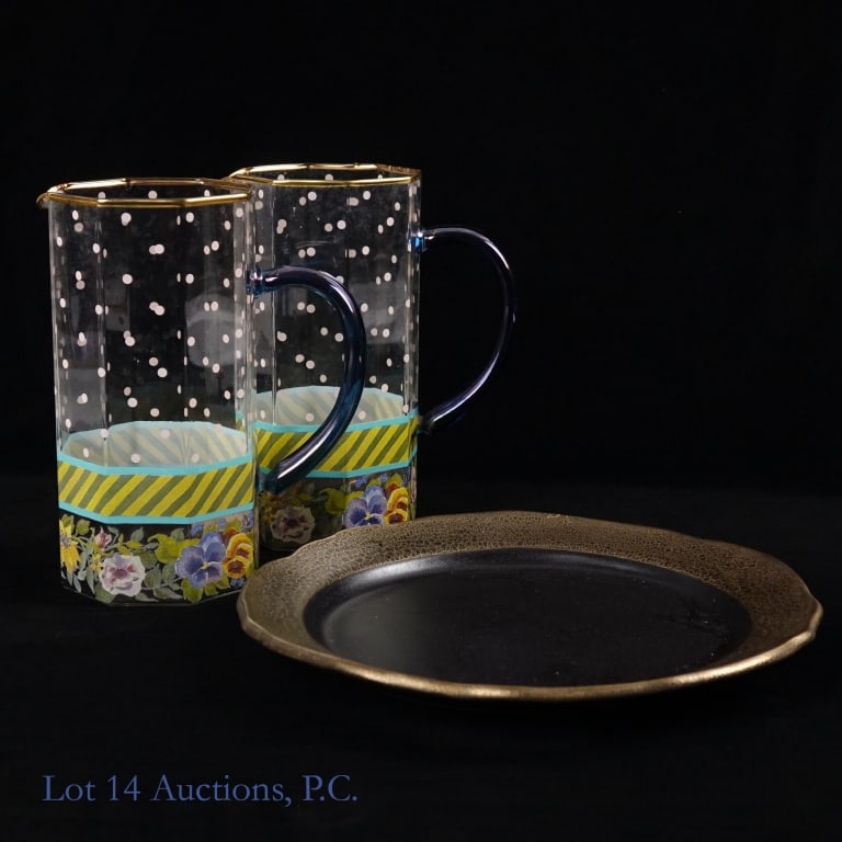 Mackenzie Childs Pitchers, Wainwright Plate (1 of 15)