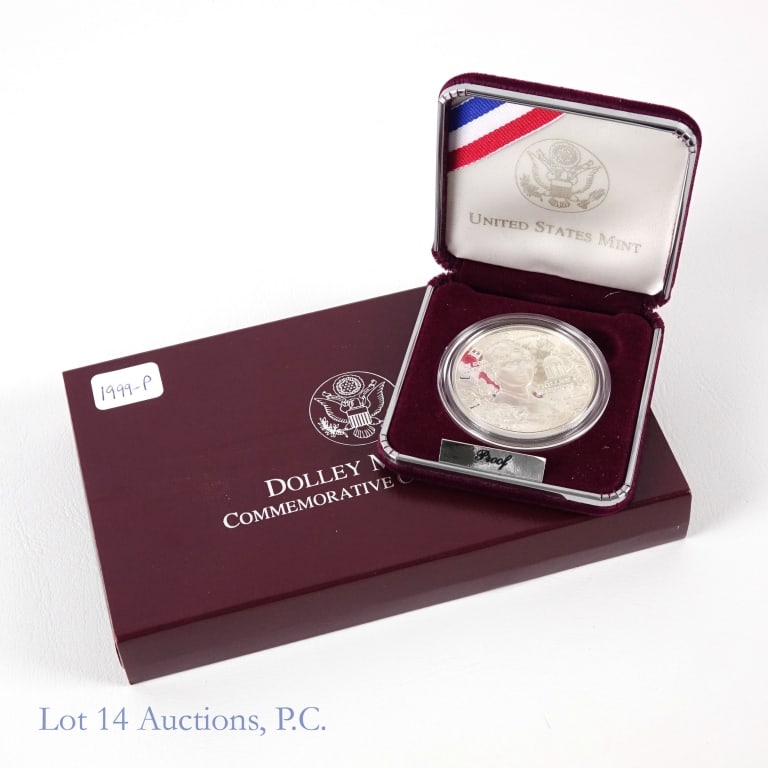 1999-P US Silver Proof Dolley Madison $1 (1 of 3)