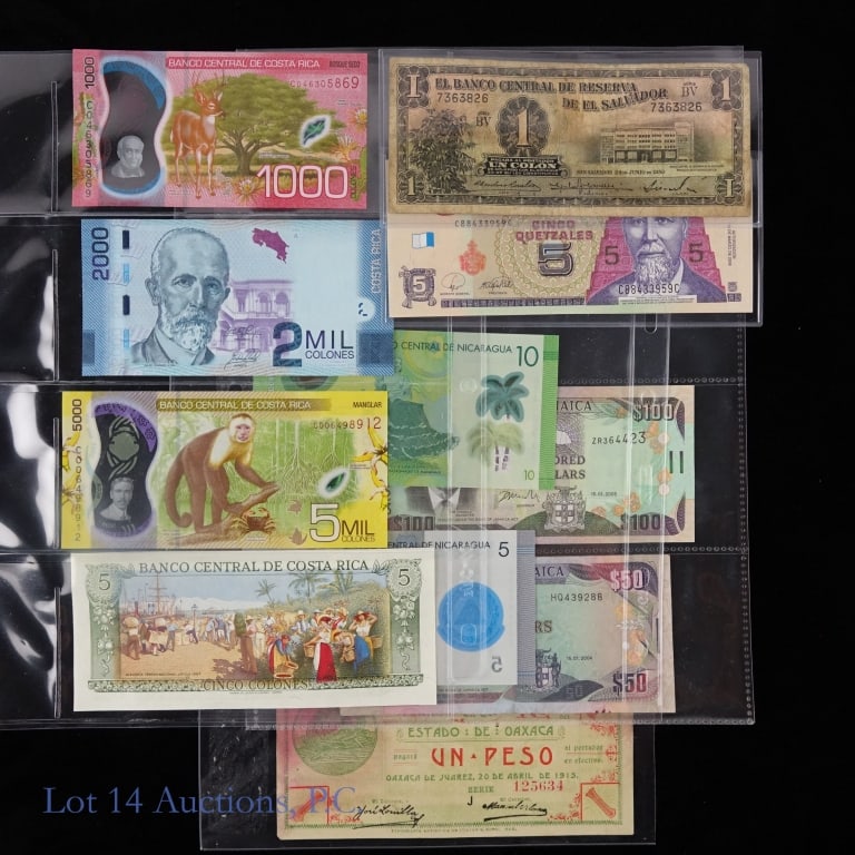 Various Central American Bank Notes (12) (1 of 5)