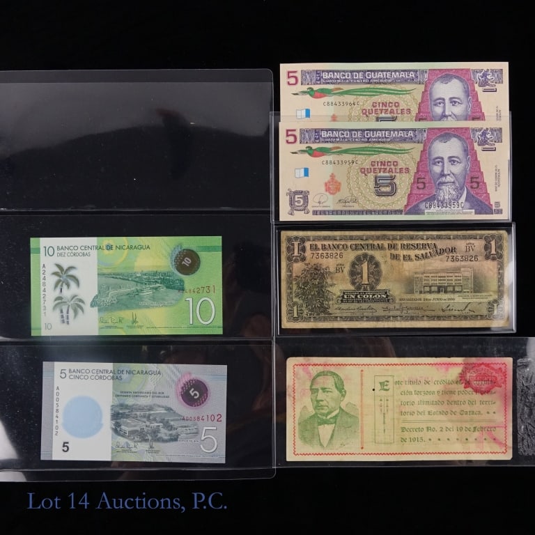 Various Central American Bank Notes (12) - 4