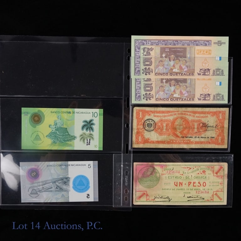 Various Central American Bank Notes (12) - 5