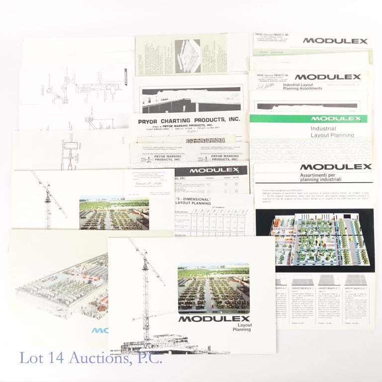 1970s Modulex By Lego 3D Layout Planning Kit - 7