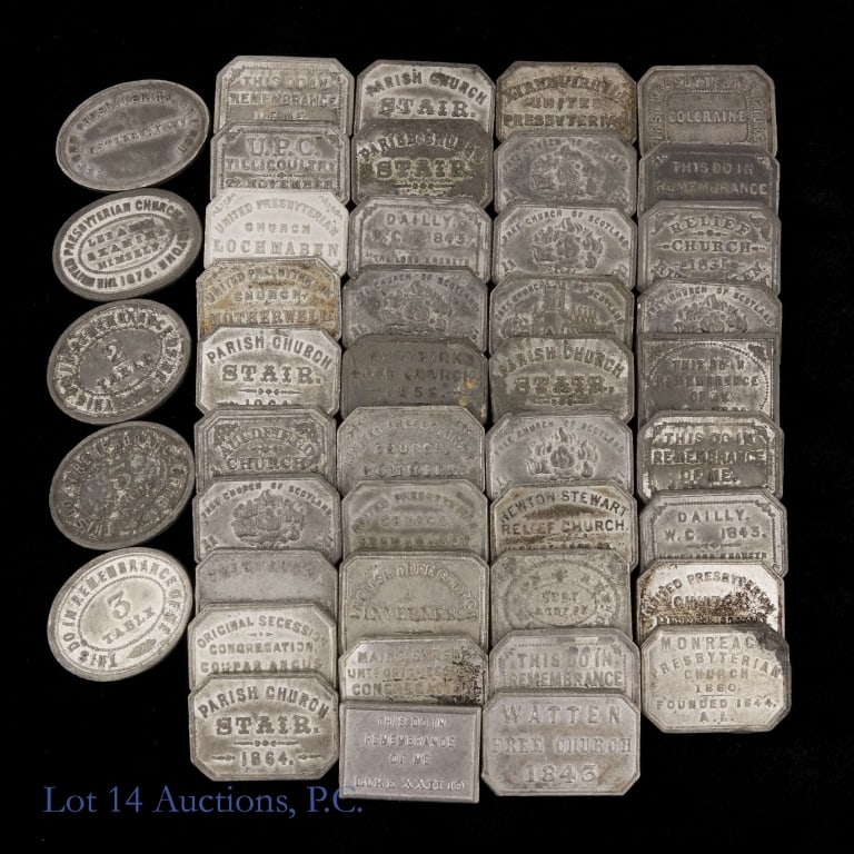 Scottish Communion Tokens Mid 1800s (44) (1 of 5)