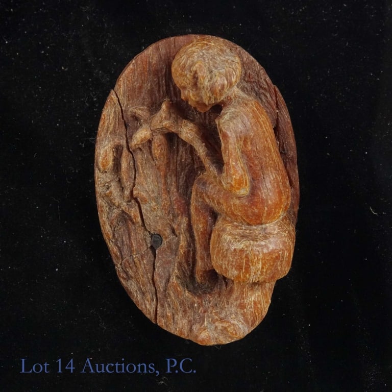 Antique Carved Soaps Shadowbox Display - 6