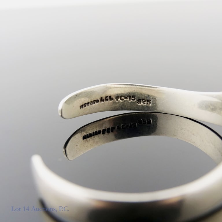 Three Sterling Silver Bracelets - 7