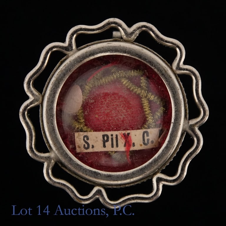 Catholic Reliquary, Theca By Pope Saint Pius X (1 of 3)