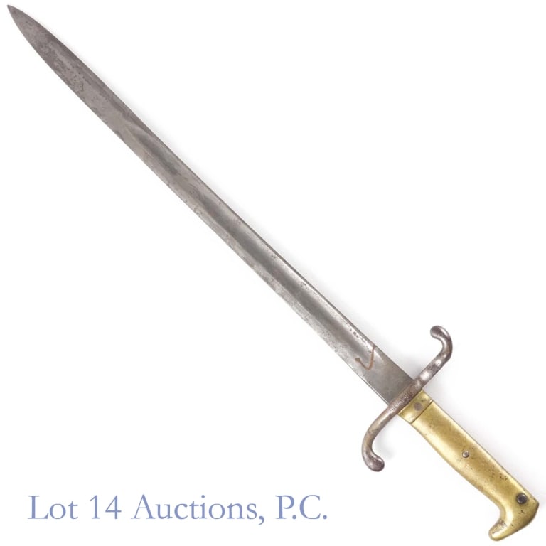 German Imperial M1871 Mauser Bayonet, Solingen: German Imperial M1871 Mauser Seitengewehr bayonet, Gebr. Weyersberg Solingen Germany.