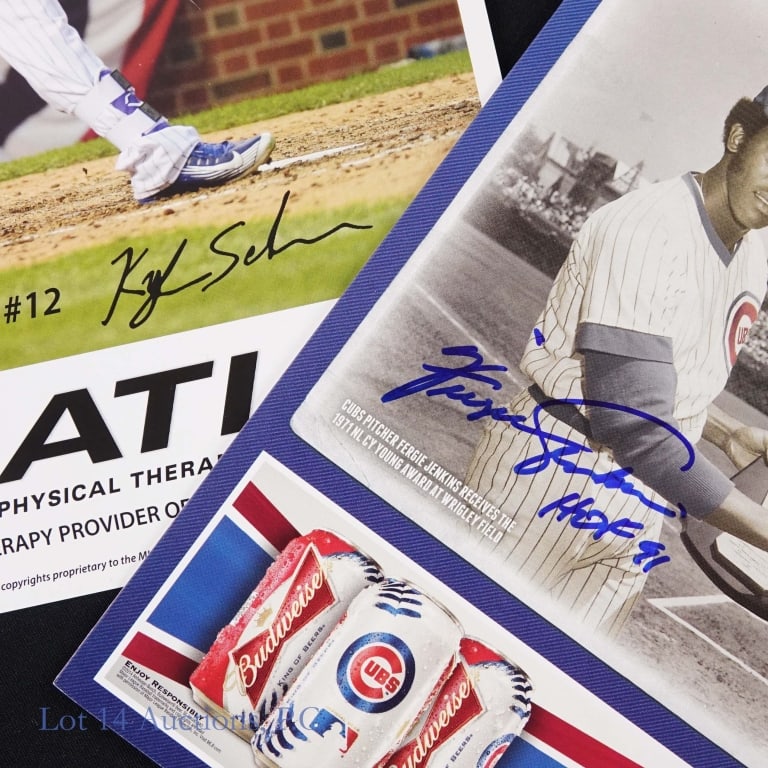 Assorted Cubs Memorabilia - Some Signed - 8