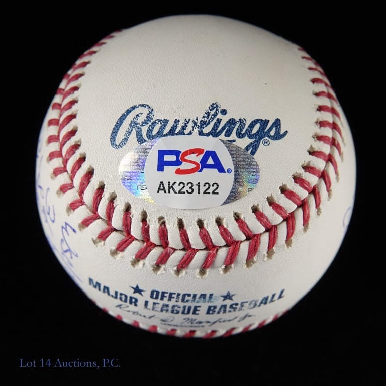 Denny McLain Multi Inscribed Baseball (PSA) - 6