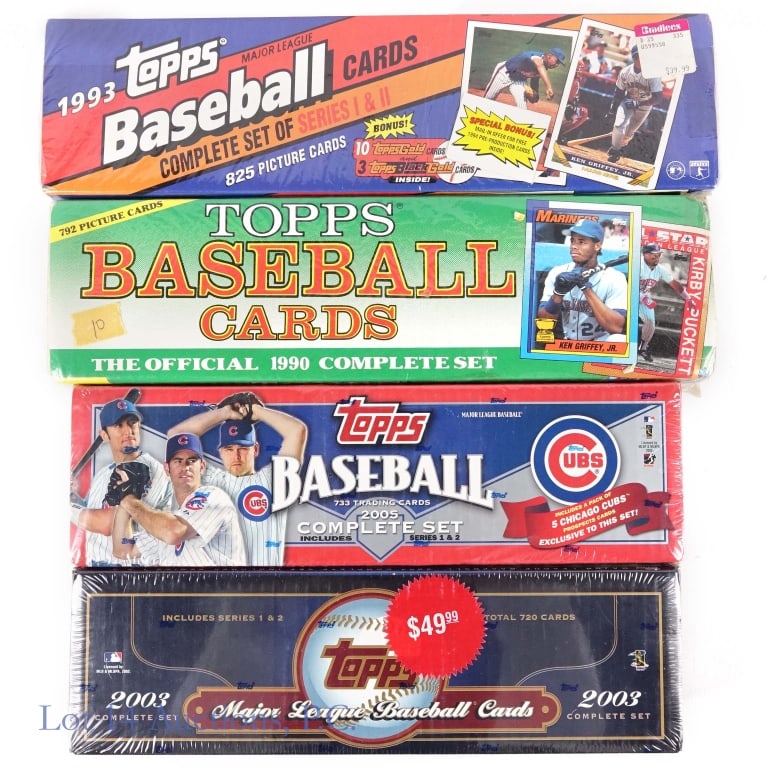 Complete Baseball Card Sets (9) - 2