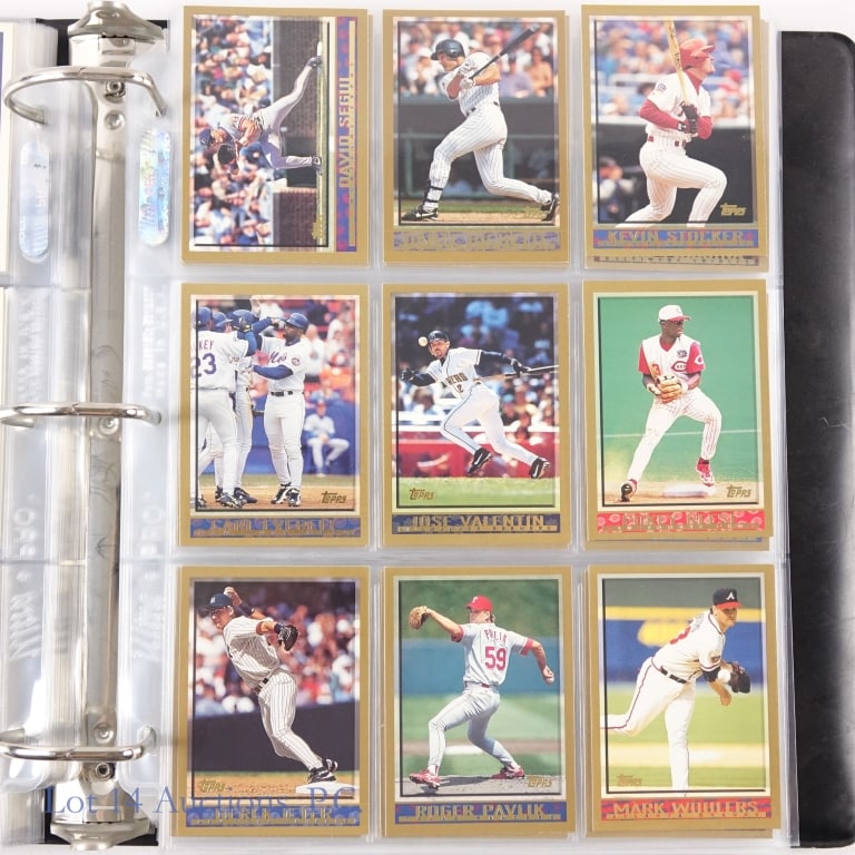 Complete Baseball Card Sets (8) - LOCAL/3rd - 16