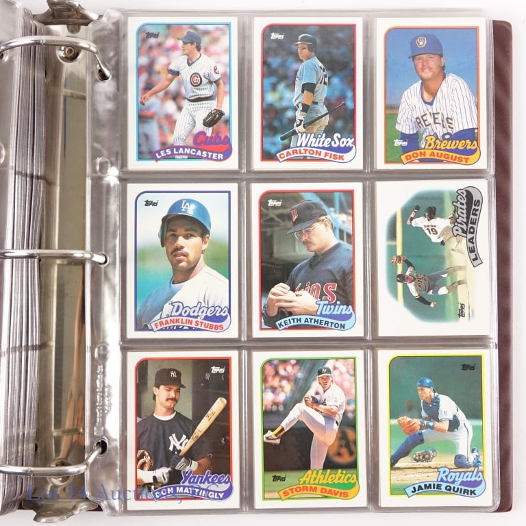 Complete Baseball Card Sets (8) - LOCAL/3rd - 5