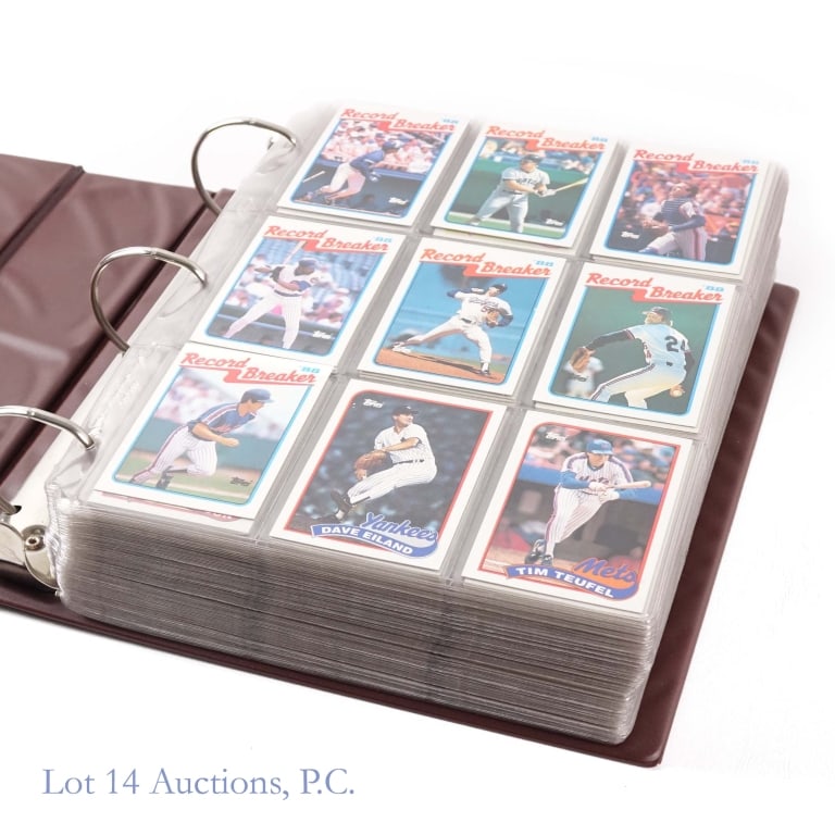 Complete Baseball Card Sets (8) - LOCAL/3rd - 7