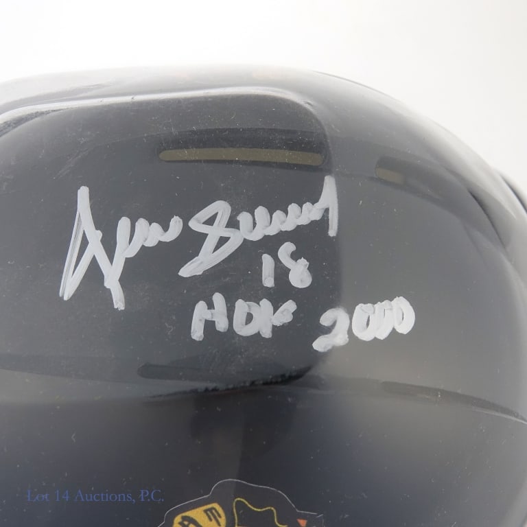 Chicago Blackhawks Signed Mini Helmets (3) - 3